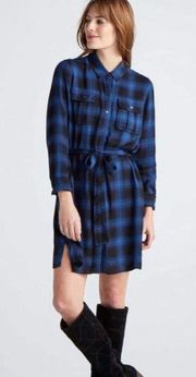 Nwot flannel shirt dress  small