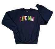 Vintage MV Sport Pro Weave Cape May Crewneck Sweatshirt