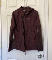 Burgundy REI jacket