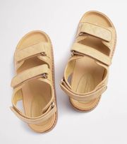 NWOB RARE  Honey Sheep Nappa Leather Sandals ( 36 )