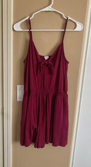 Maroon Romper