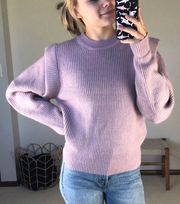 the Label: Lilac Purple Sweater