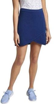 Peter Millar Blue Laura Wrap Golf Skort Size Medium