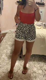 Leopard Print Shorts 