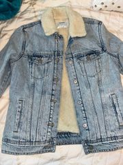 fleece lined jean jacket