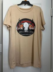 Tan Western Tee