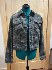 Camo Denim Jacket