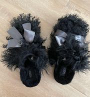 Classic Coquette Mongolian Slippers US5