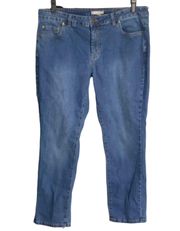 Blue Jeans w Spandex Women 16W Petite