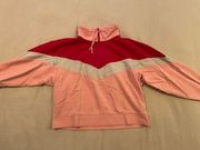 Pink  Quarter Zip Sweatshirt