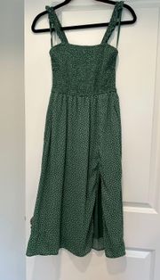 Abercrombie Green Midi Dress