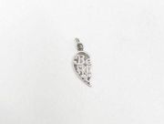 VINTAGE Charm Sterling Silver 925 Best Friends Broken One Piece for Bracelet 3D