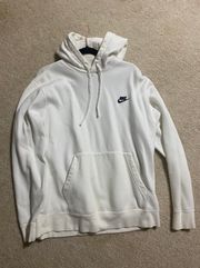 Nike White  Hoodie