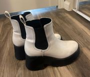 White Platform Boots