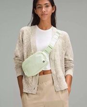 New Lululemon Mint Green Nylon Everywhere Belt Bag Fanny Pack