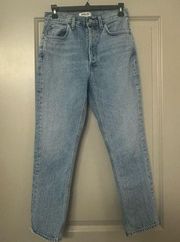 AGOLDE Riley Crop Straight Jeans