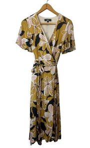 Slate & Willow Mod Daisy Wrap Midi Dress Size Small