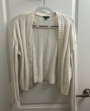 Cream Sweater Cardigan