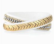 Stella & Dot Gilded Path Double Wrap Bracelet