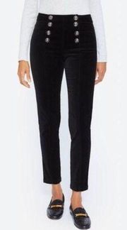J.Mclaughlin Hastings Velvet Jeans Black size 4