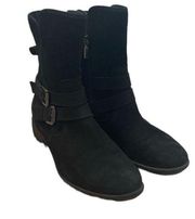 Blondo Women's Tula Waterproof Black Suede Boots Size 9M