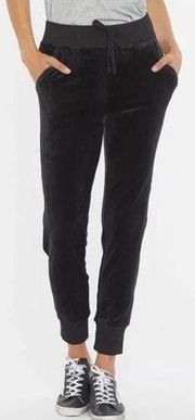 House Of Harlow 1960 Nicole Richie Womens Velvet Velour Pants Jogger Black Small