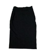 Diane Von Furstenberg Stretch Bodycon Black Pencil Skirt