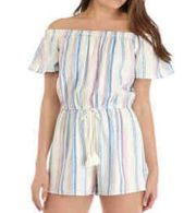 ✨ Off the Shoulder Tassel Tie Romper✨