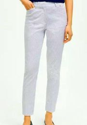 Brooks Brothers Cotton Seersucker Cropped Pants, size 4