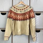 Sky & sparrow fair isle crew neck