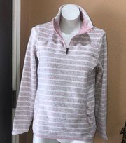 Thread & Supply pink striped sweatshirt