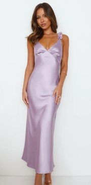 *ISO* Helllo Molly  Satin Lilac Dress 