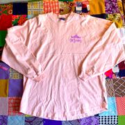 Spirit Jersey Mom Chaos Coordinator Shirt Size Medium Purple Glitter Pastel Pink