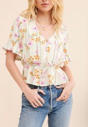 Floral Bloom Baby Blouse- Size Medium