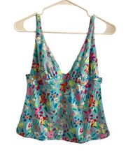 Vera Bradley Tankini Swim Top - Size L (12/14)