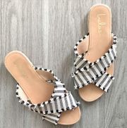 ✨ Koren Black Striped Espadrille Slide Sandals
Lulus ✨