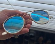 Blue And White Ray Ban Sunglasses