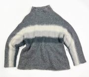 Rag & Bone Holland Funnel Neck Wool Alpaca Mohair Blend Knit Stretch Sweater L