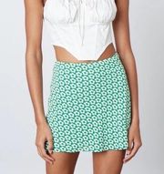 Green Mini Skirt