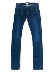 Fossil Skinny Jeans Size 26 Blue Denim Cotton Stretch Womens 29X32