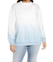 🔥5 for $25 sale🔥 Bp. NWT dip dyed blue white ombré sweatshirt