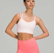 Lululemon Like a Cloud Longline Bra *Light Support B/C Cup in Strawberry Milkshake