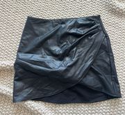 Faux Leather Skirt