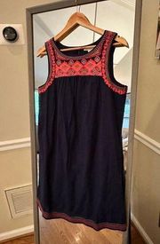 C&C California Embroidery Shift Dress Size Medium