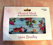 Vera Bradley Water Bouquet Floral Pleated Cotton Mask