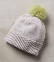 Pommed Cashmere Beanie