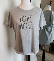 XL Gray Love More Tee