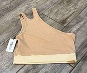 Cider  Cropped One Shoulder Tank Top Size Small NWT