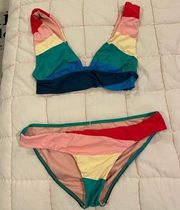 Rainbow bikini