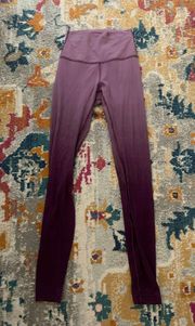 Purple-pink Ombré Leggings